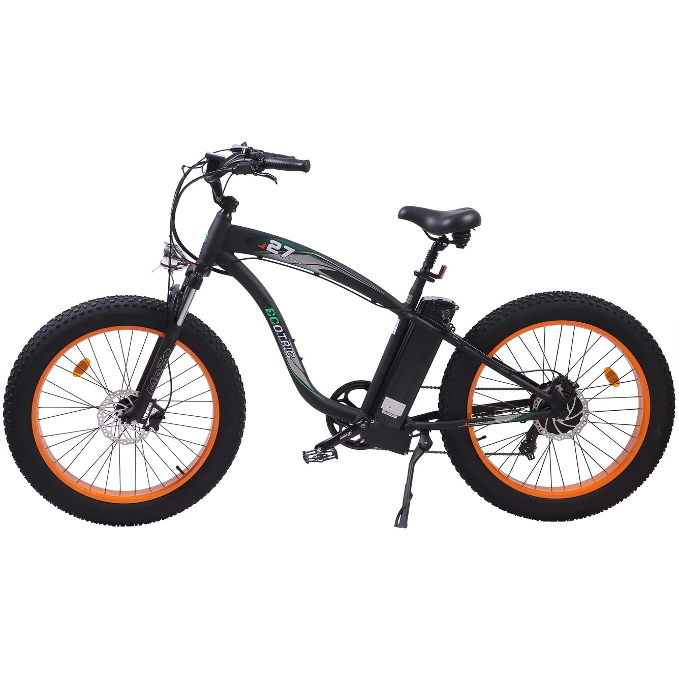 Ecotric Hammer Electric Fat Tire Beach Snow Bike - UL Certified
